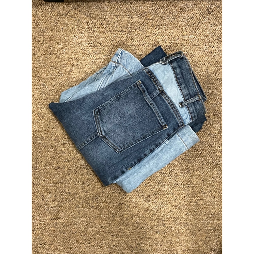 Revise two Tone Denim Bell bottoms,